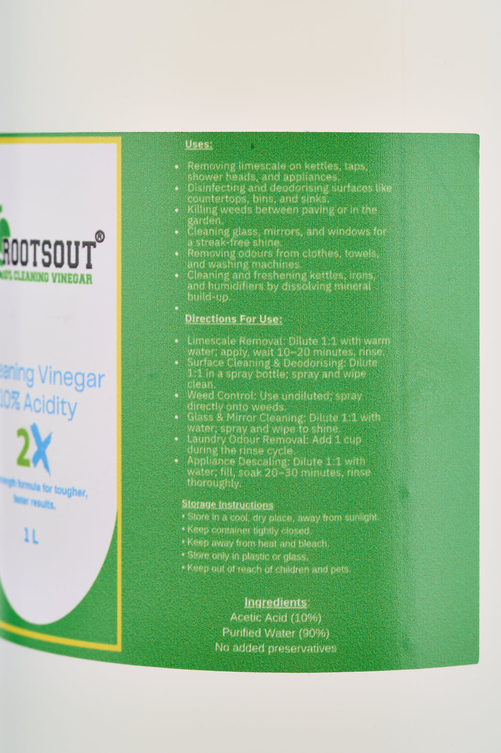 10% Cleaning Vinegar 1L