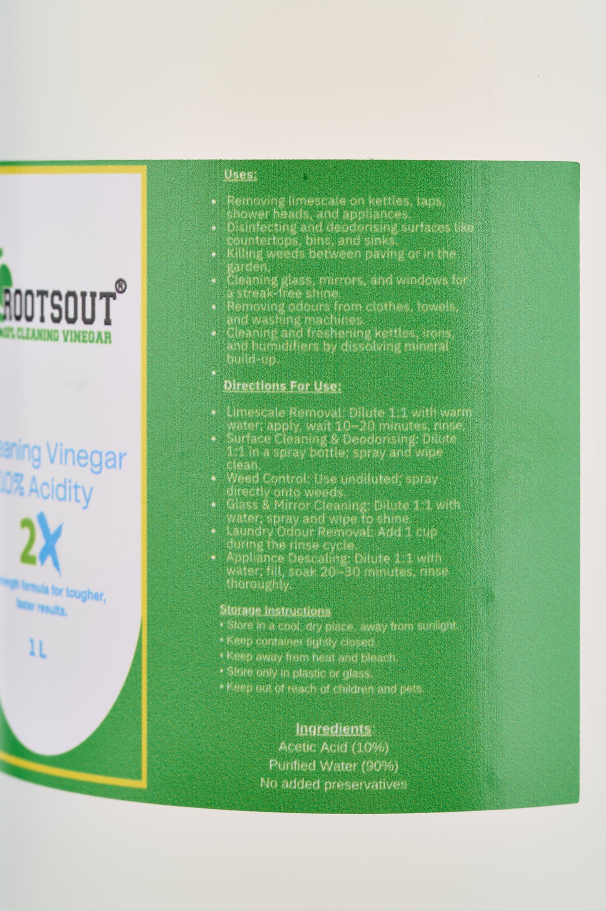 10% Cleaning Vinegar 1L